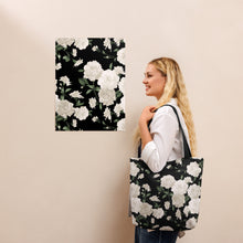 Load image into Gallery viewer, Ivory Rose All Over Tote Bag