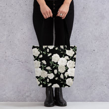 Load image into Gallery viewer, Ivory Rose All Over Tote Bag