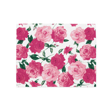 Load image into Gallery viewer, Pink Rose Placemat Set