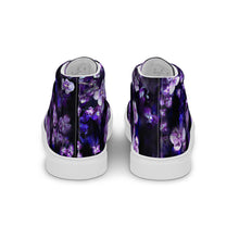 Load image into Gallery viewer, Smoky Violet Women's High Top Canvas Sneakers