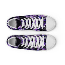 Load image into Gallery viewer, Smoky Violet Women's High Top Canvas Sneakers