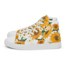 Load image into Gallery viewer, Sunflower Woman's High Top Canvas Sneakers