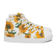Load image into Gallery viewer, Sunflower Woman's High Top Canvas Sneakers