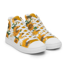 Load image into Gallery viewer, Sunflower Woman's High Top Canvas Sneakers