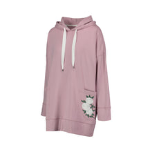 Load image into Gallery viewer, Ivory Rose Hoodie Dress