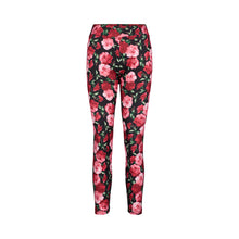 Load image into Gallery viewer, Red Rose Printed Legging