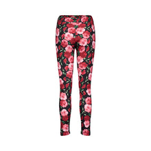 Load image into Gallery viewer, Red Rose Printed Legging