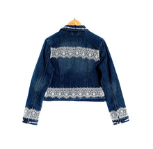 Load image into Gallery viewer, Bridal Lace Jean Jacket