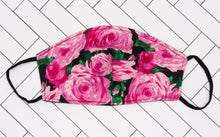Load image into Gallery viewer, Pink Rose Face Mask