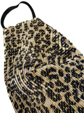 Load image into Gallery viewer, Rouged Metallic Leopard Face Mask