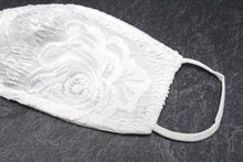 Load image into Gallery viewer, Lace Rose Face Mask