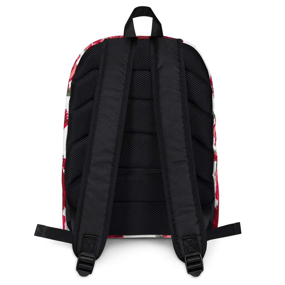 Vans checkered backpack with roses sales