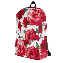 Load image into Gallery viewer, Red Rose (White Background) Backpack