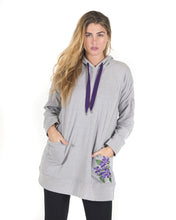 Load image into Gallery viewer, Violet Hoodie Dress