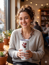 Load image into Gallery viewer, Red Rose Travel Mug