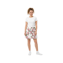 Load image into Gallery viewer, Light Pink Rose Floral Skirt
