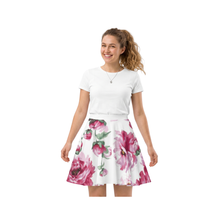 Load image into Gallery viewer, Pink Floral Skirt
