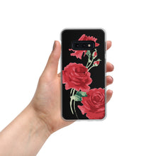 Load image into Gallery viewer, Red Rose (Black Background) Samsung Phone Case