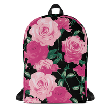 Load image into Gallery viewer, Pink Rose Backpack