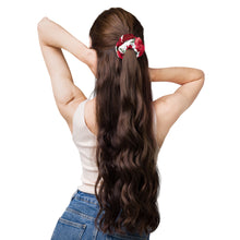 Load image into Gallery viewer, Red Rose Floral Scrunchie