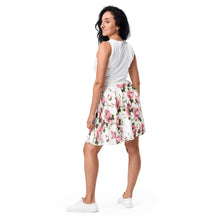 Load image into Gallery viewer, Light Pink Rose Floral Skirt