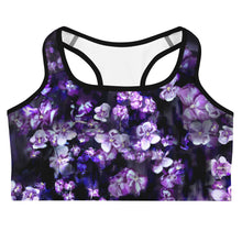 Load image into Gallery viewer, Smoky Violet Sports Bra