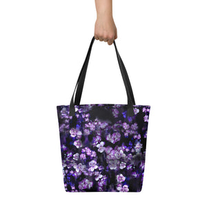 Smoky Violet All Over Tote Bag