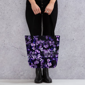 Smoky Violet All Over Tote Bag