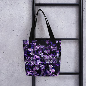 Smoky Violet All Over Tote Bag