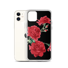 Load image into Gallery viewer, Red Rose (Black Background) IPhone Case