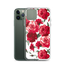 Load image into Gallery viewer, Red Rose (White Background) IPhone Case