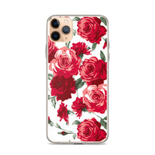 Load image into Gallery viewer, Red Rose (White Background) IPhone Case