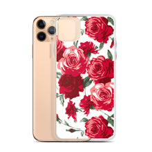 Load image into Gallery viewer, Red Rose (White Background) IPhone Case