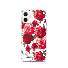 Load image into Gallery viewer, Red Rose (White Background) IPhone Case