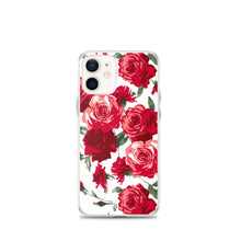 Load image into Gallery viewer, Red Rose (White Background) IPhone Case