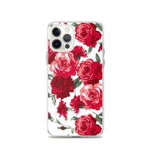 Load image into Gallery viewer, Red Rose (White Background) IPhone Case