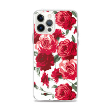 Load image into Gallery viewer, Red Rose (White Background) IPhone Case