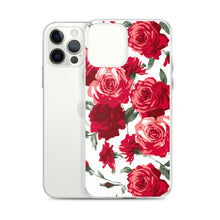 Load image into Gallery viewer, Red Rose (White Background) IPhone Case