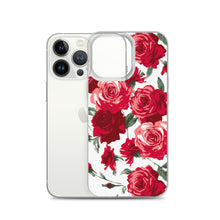 Load image into Gallery viewer, Red Rose (White Background) IPhone Case