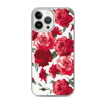 Load image into Gallery viewer, Red Rose (White Background) IPhone Case