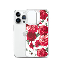 Load image into Gallery viewer, Red Rose (White Background) IPhone Case