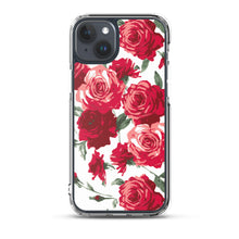 Load image into Gallery viewer, Red Rose (White Background) IPhone Case