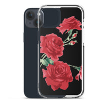 Load image into Gallery viewer, Red Rose (Black Background) IPhone Case