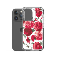 Load image into Gallery viewer, Red Rose (White Background) IPhone Case