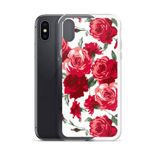 Load image into Gallery viewer, Red Rose (White Background) IPhone Case