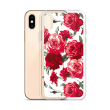 Load image into Gallery viewer, Red Rose (White Background) IPhone Case