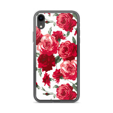 Load image into Gallery viewer, Red Rose (White Background) IPhone Case