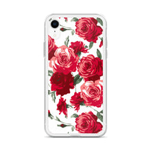 Load image into Gallery viewer, Red Rose (White Background) IPhone Case