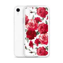 Load image into Gallery viewer, Red Rose (White Background) IPhone Case