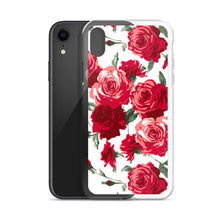 Load image into Gallery viewer, Red Rose (White Background) IPhone Case